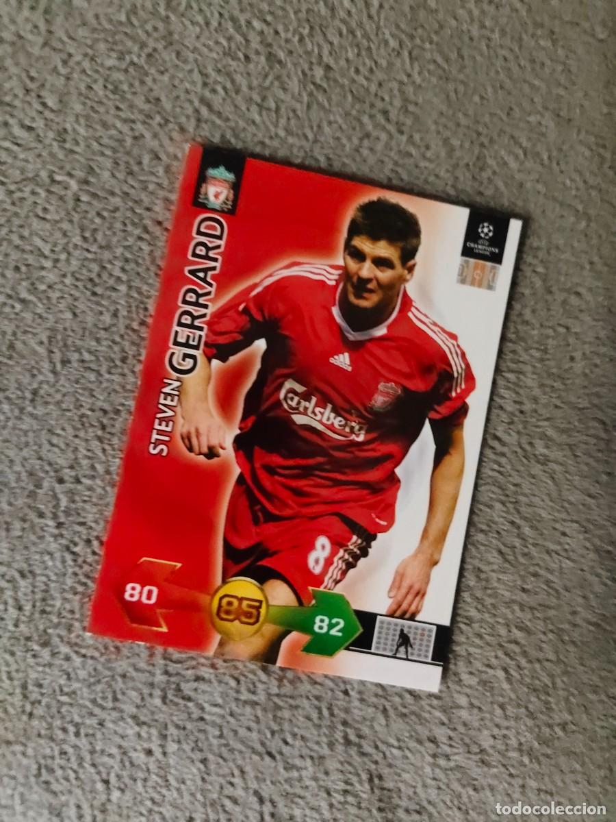 Cromos de f&uacute;tbol: SUPER STRIKES 2009 10 STEVEN GERRARD LIVERPOOL FC ADRENALYN PANINI CHAMPIONS LEAGUE 09 2010 AAO