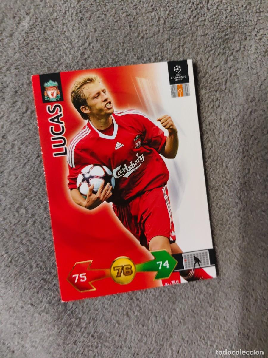 Cromos de f&uacute;tbol: SUPER STRIKES 2009 10 LUCAS LEIVA LIVERPOOL FC ADRENALYN PANINI CHAMPIONS LEAGUE 09 2010 AAO