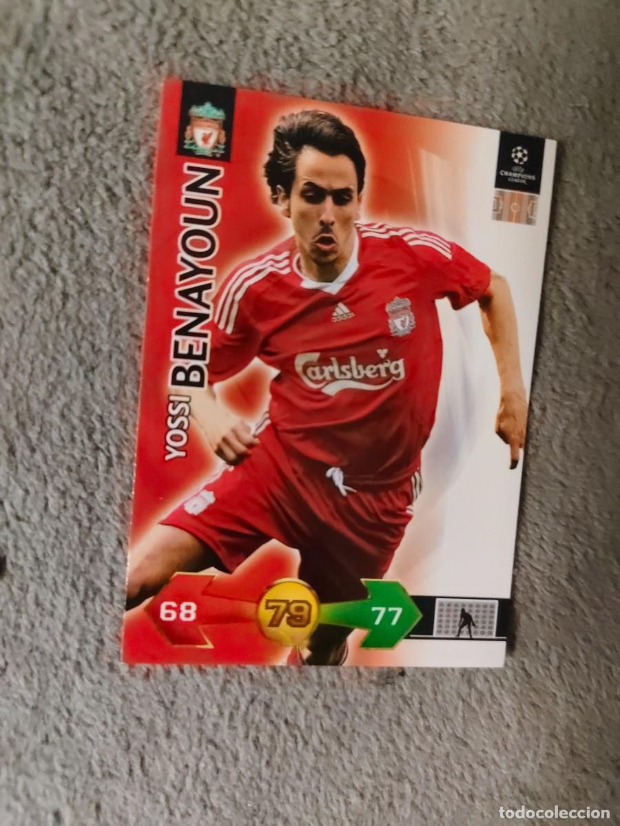 Cromos de f&uacute;tbol: SUPER STRIKES 2009 10 YOSSI BENAYOUN LIVERPOOL FC ADRENALYN PANINI CHAMPIONS LEAGUE 09 2010 AAO