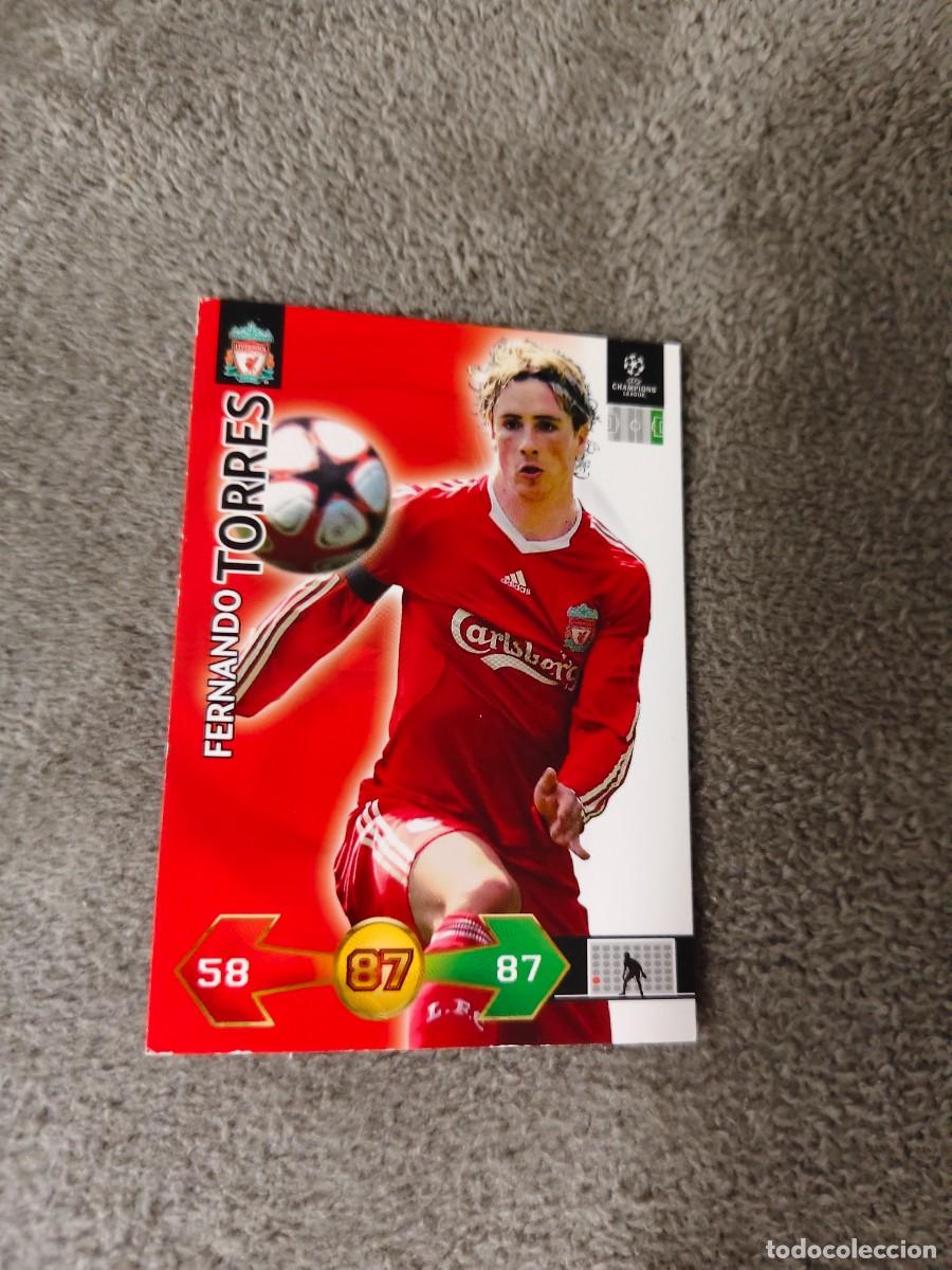 Cromos de f&uacute;tbol: SUPER STRIKES 2009 10 FERNANDO TORRES LIVERPOOL FC ADRENALYN PANINI CHAMPIONS LEAGUE 09 2010 AAO