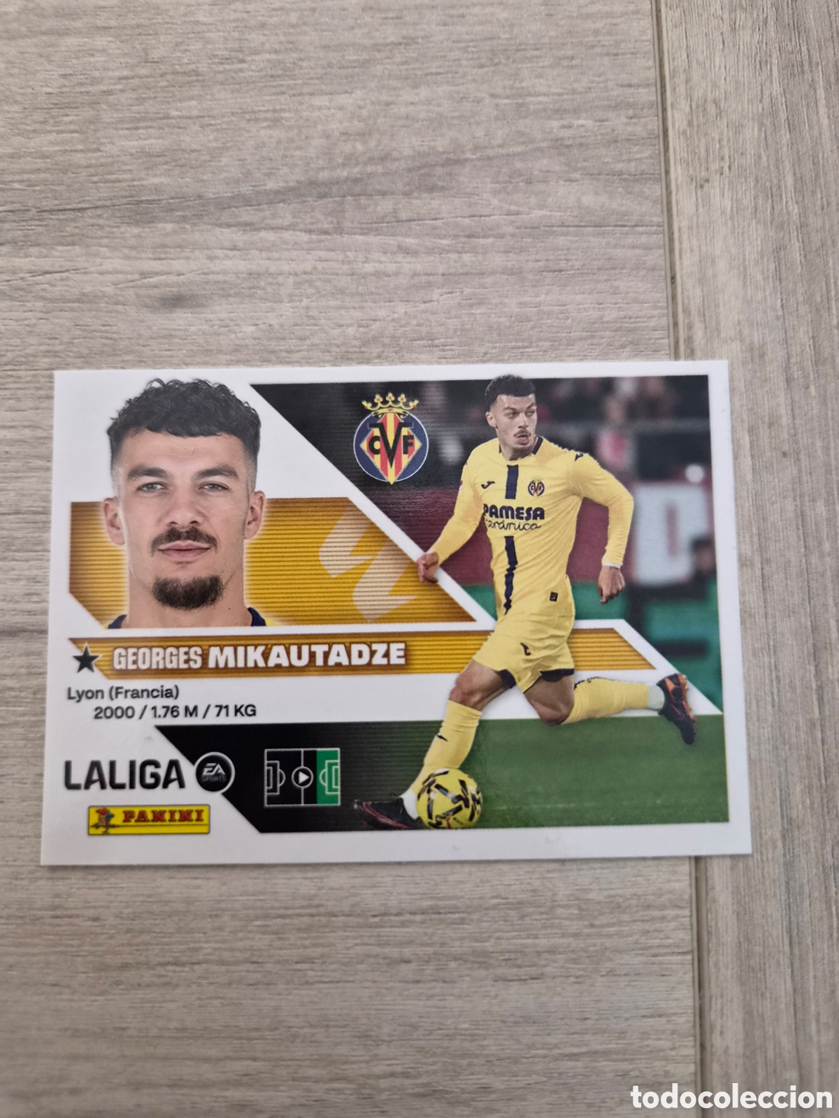 Fu&szlig;ball-Sticker: N&deg;19 Villarreal Mikautadze Liga Este 26/27