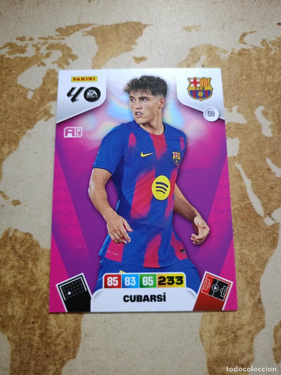 Fu&szlig;ball-Sticker: Barcelona 59 CUBARS&Iacute; Adrenalyn 2025-26