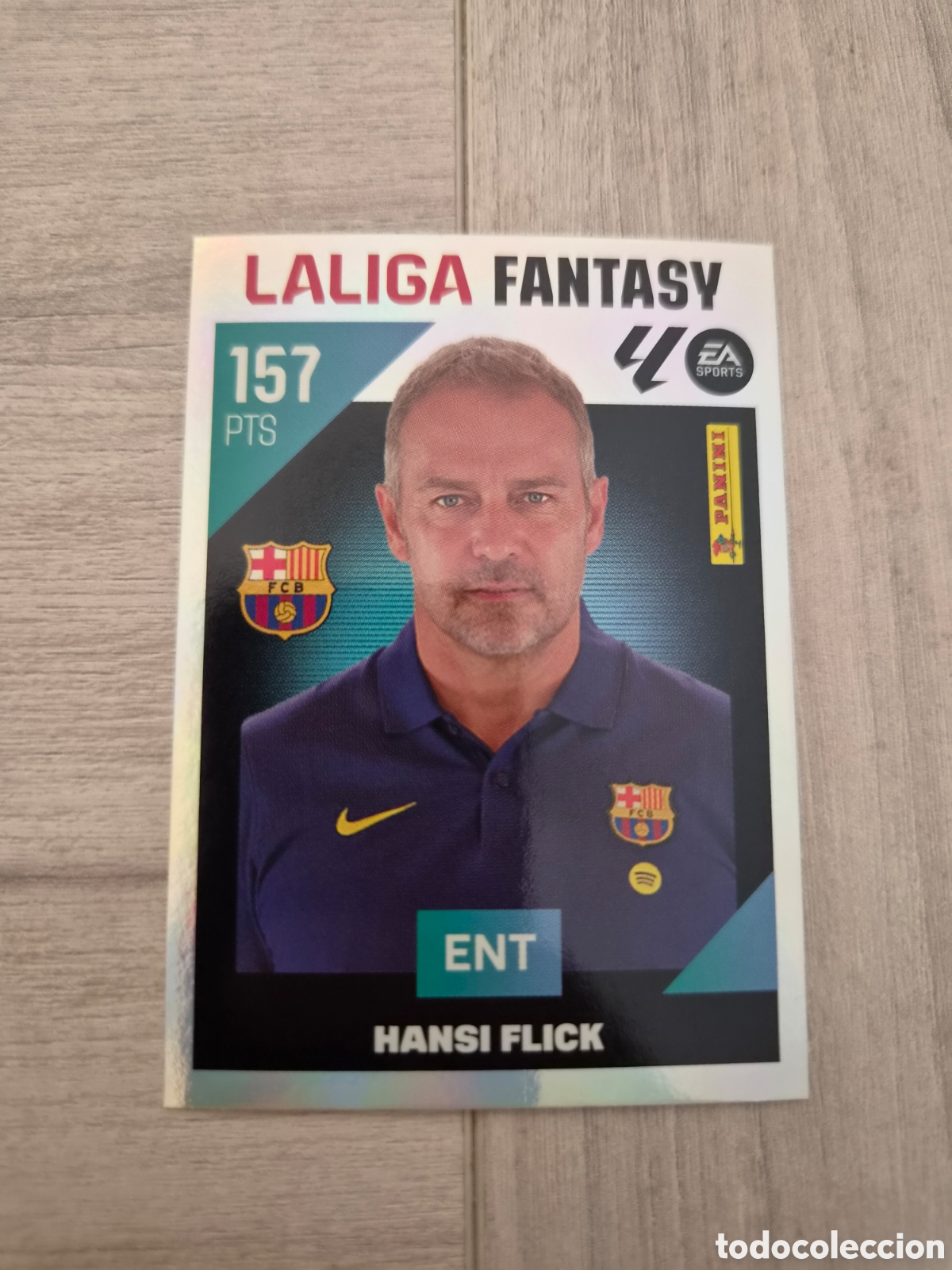 Fu&szlig;ball-Sticker: N&deg;1 La Liga Fantasy Hansi Flick Liga Este 26/27