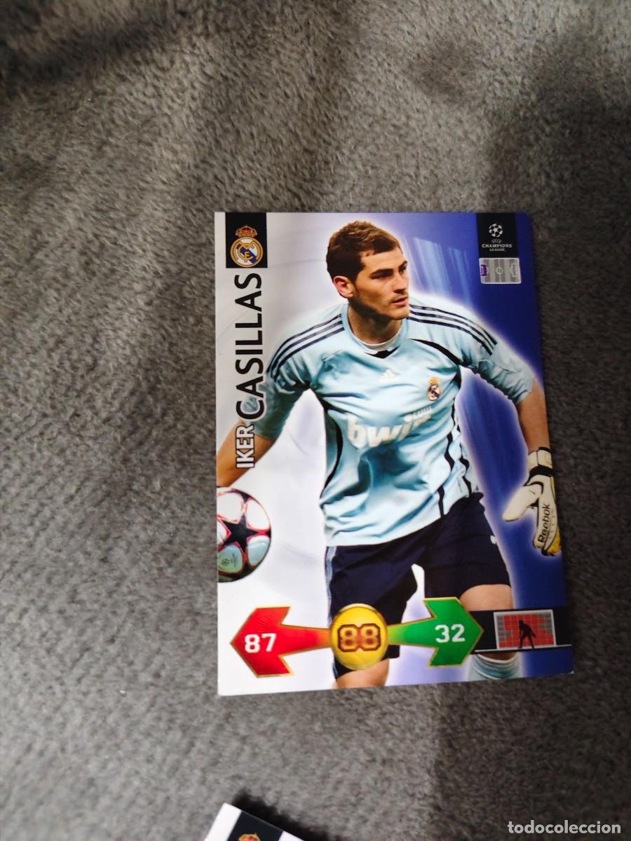 Fu&szlig;ball-Sticker: SUPER STRIKES 2009 10 IKER CASILLAS REAL MADRID CF ADRENALYN PANINI CHAMPIONS LEAGUE 09 2010 AAO