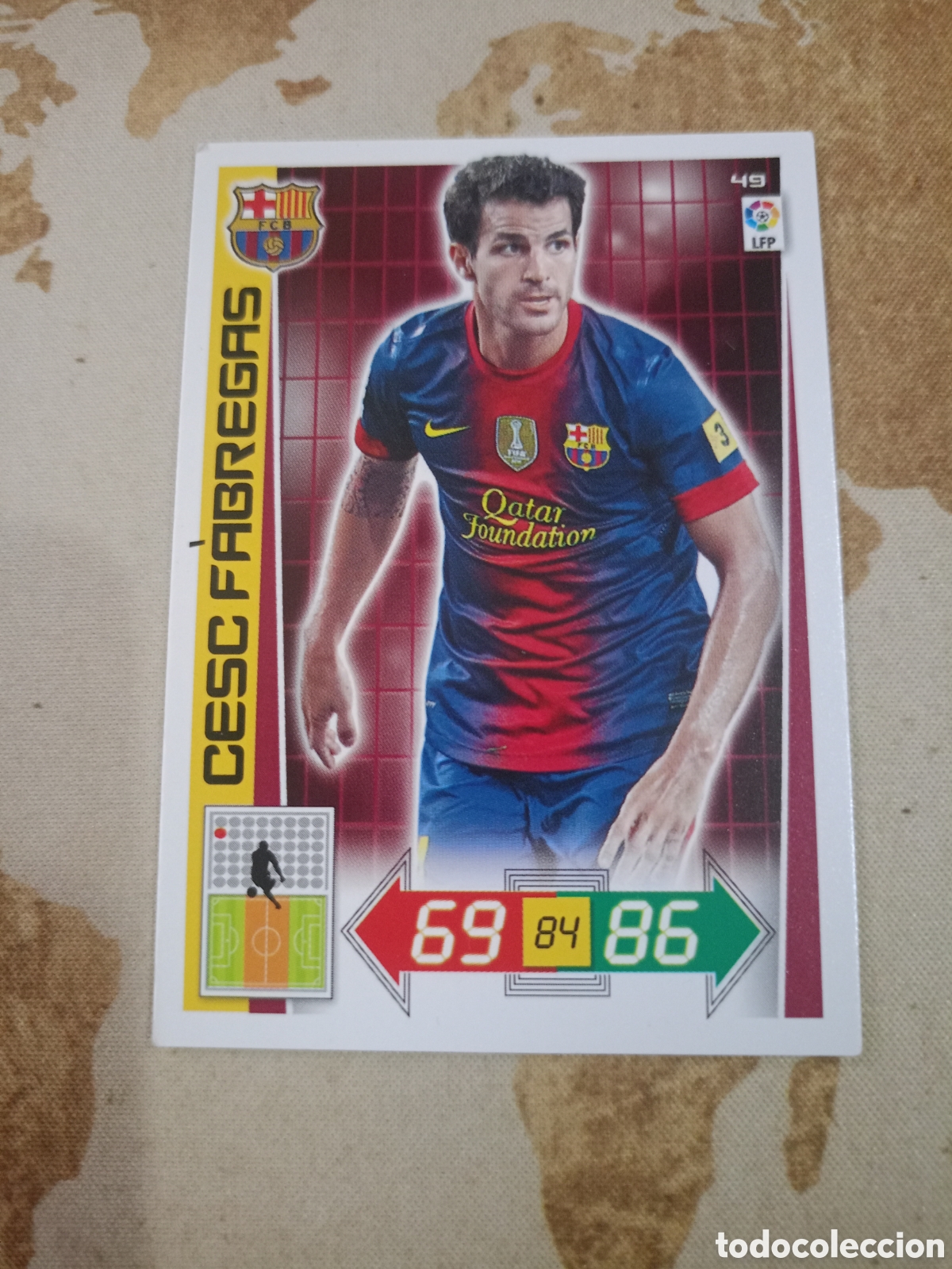 Fu&szlig;ball-Sticker: # Barcelona 49 CESC F&Aacute;BREGAS Adrenalyn 2012-13
