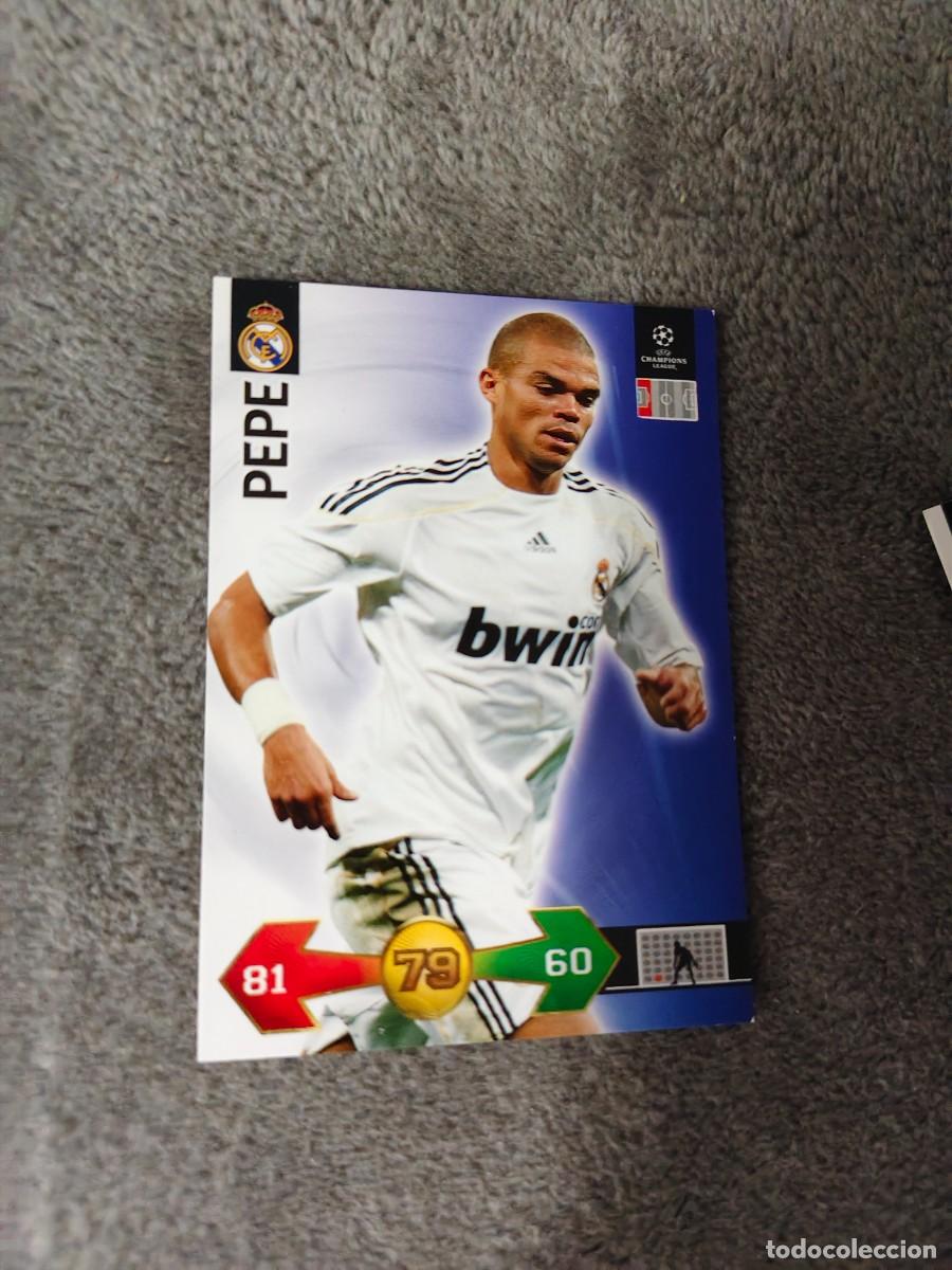 Cromos de f&uacute;tbol: SUPER STRIKES 2009 10 PEPE REAL MADRID CF ADRENALYN PANINI CHAMPIONS LEAGUE 09 2010 AAO