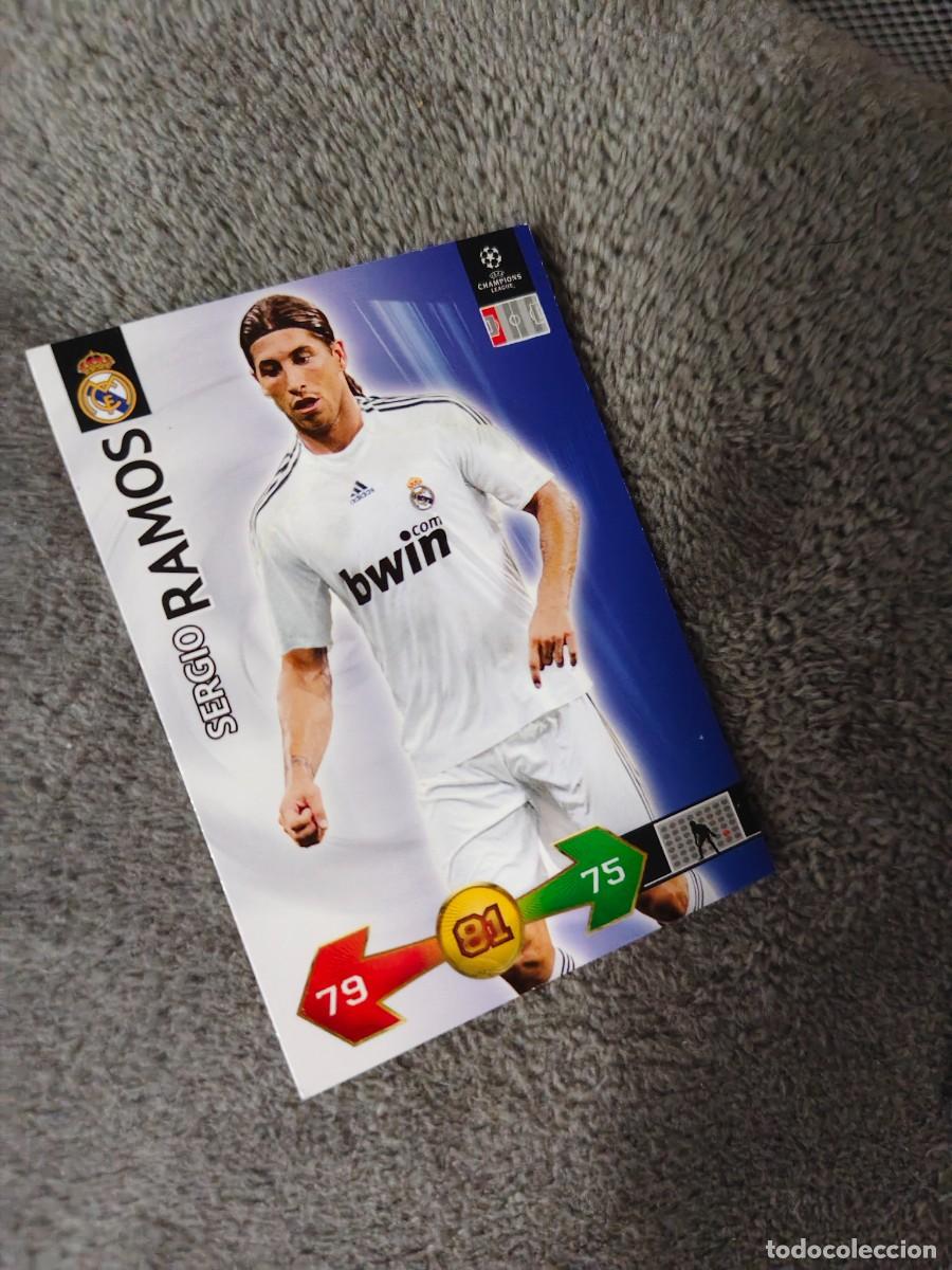 Cromos de f&uacute;tbol: SUPER STRIKES 2009 10 SERGIO RAMOS REAL MADRID CF ADRENALYN PANINI CHAMPIONS LEAGUE 09 2010 AAO