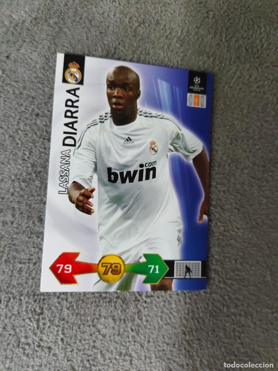 Cromos de f&uacute;tbol: SUPER STRIKES 2009 10 LASSANA DIARRA REAL MADRID CF ADRENALYN PANINI CHAMPIONS LEAGUE 09 2010 AAO