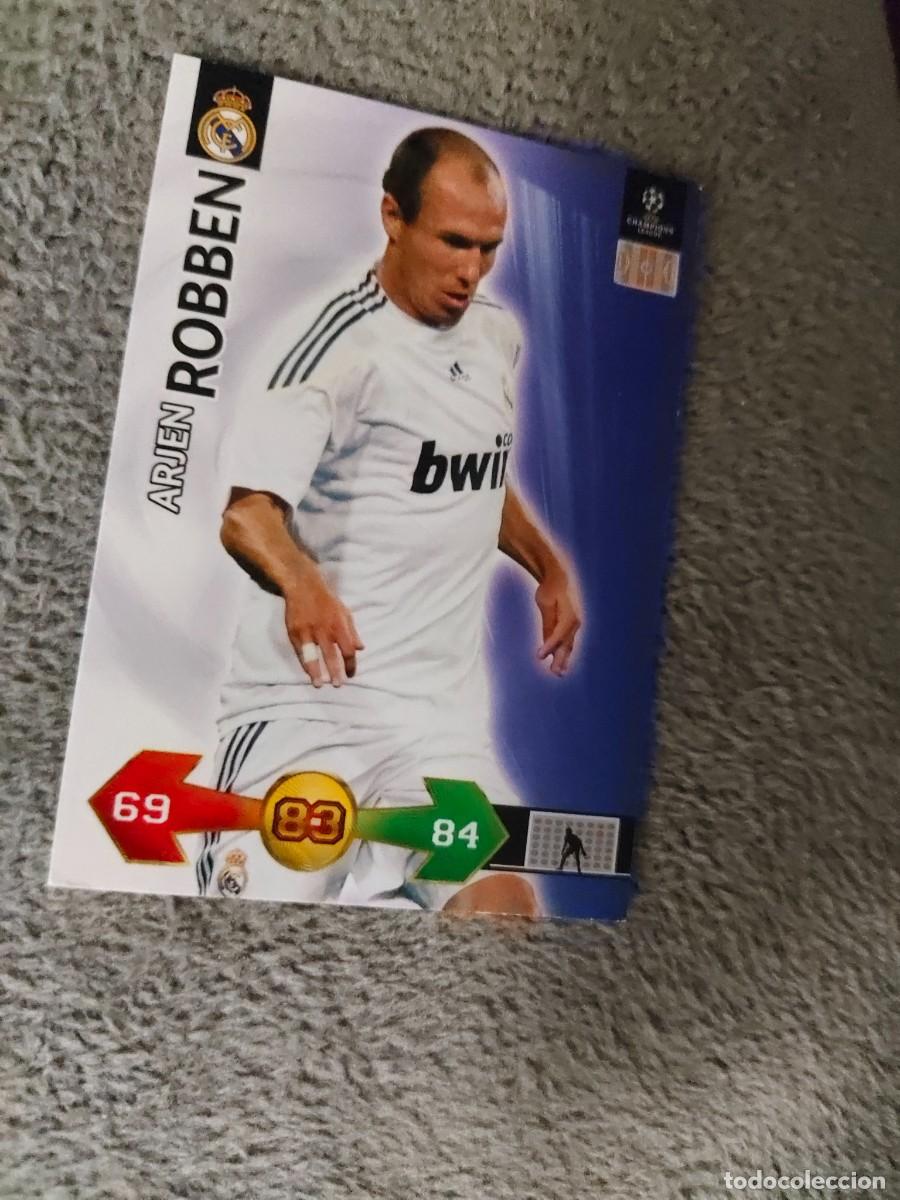 Cromos de f&uacute;tbol: SUPER STRIKES 2009 10 ARJEN ROBBEN REAL MADRID CF ADRENALYN PANINI CHAMPIONS LEAGUE 09 2010 AAO