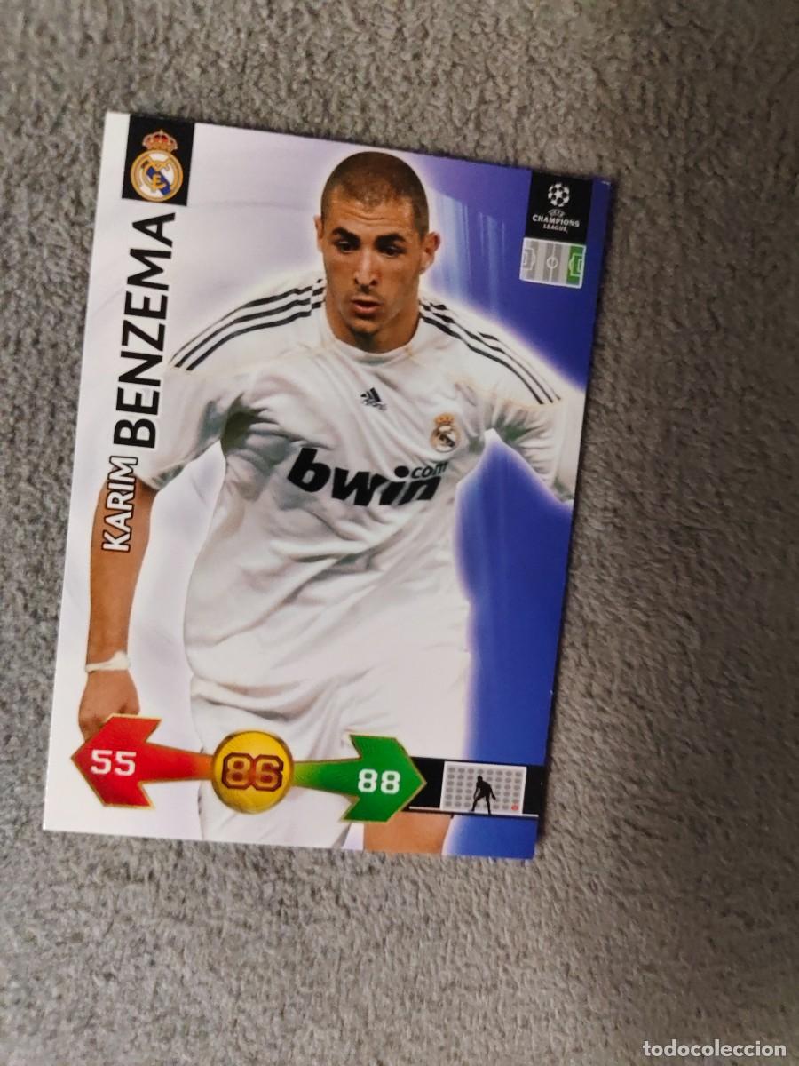 Cromos de f&uacute;tbol: SUPER STRIKES 2009 10 KARIM BENZEMA REAL MADRID CF ADRENALYN PANINI CHAMPIONS LEAGUE 09 2010 AAO