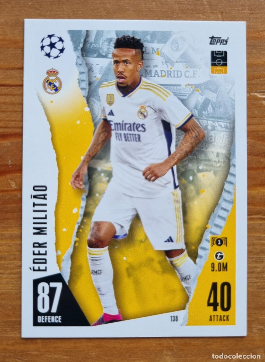 Cromos de f&uacute;tbol: 138 MILITAO (Real Madrid CF). Match Attax 2023 2024 23 24 (Topps)