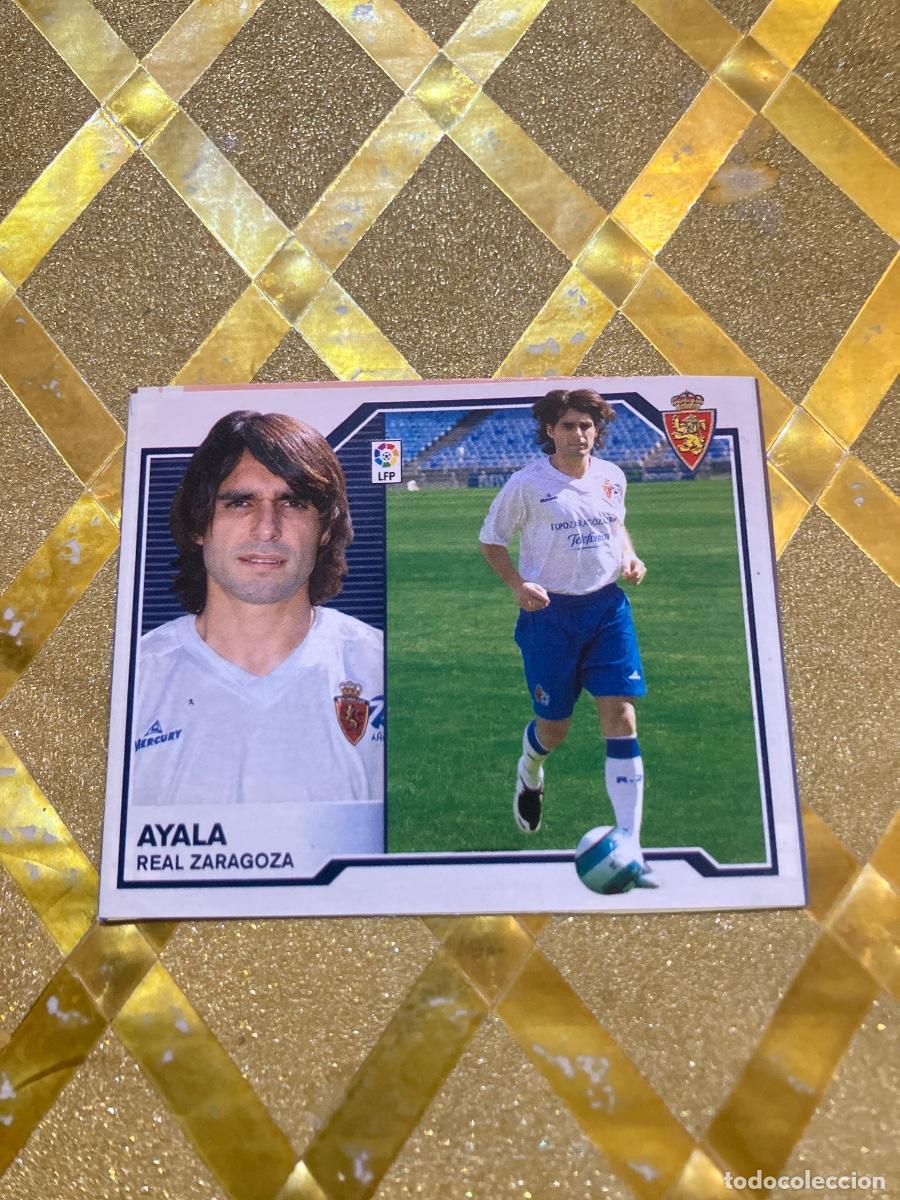 Football Stickers: CROMO DE FUTBOL NUMERO 10 AYALA ZARAGOZA ULTIMO FICHAJE RECORTADO LIGA ESTE 2007 2008 PANINI !