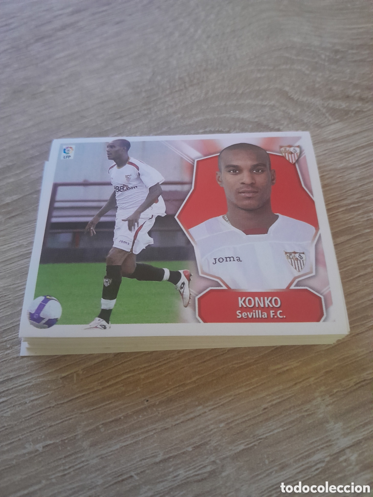 Figurine di Calcio: KONKO botas blancas LIGA ESTE 2008 2009 08 09. NUNCA PEGADO.