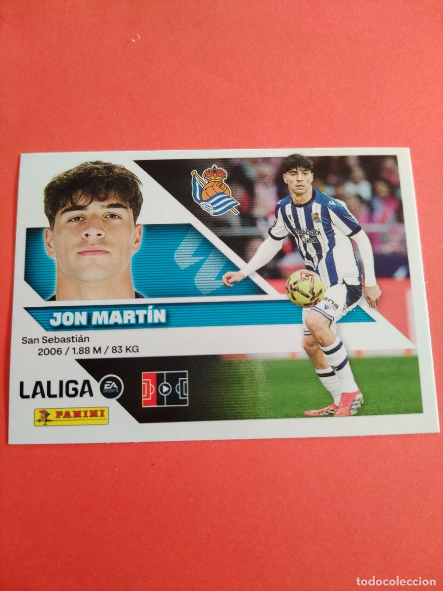 Cromos de f&uacute;tbol: ESTE 2026 2027 REAL SOCIEDAD N 7 - JON MARTIN