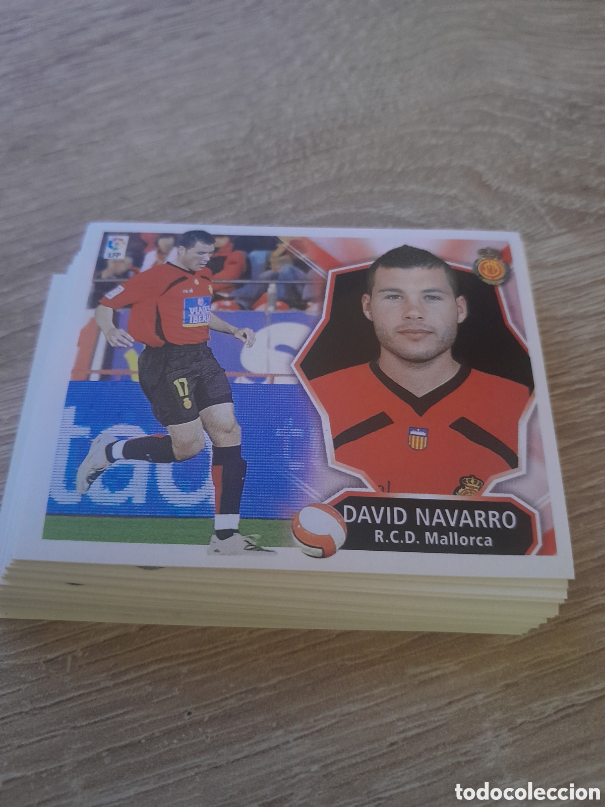 Cromos de f&uacute;tbol: david navarro mallorca coloca LIGA ESTE 2008 2009 08 09. NUNCA PEGADO.