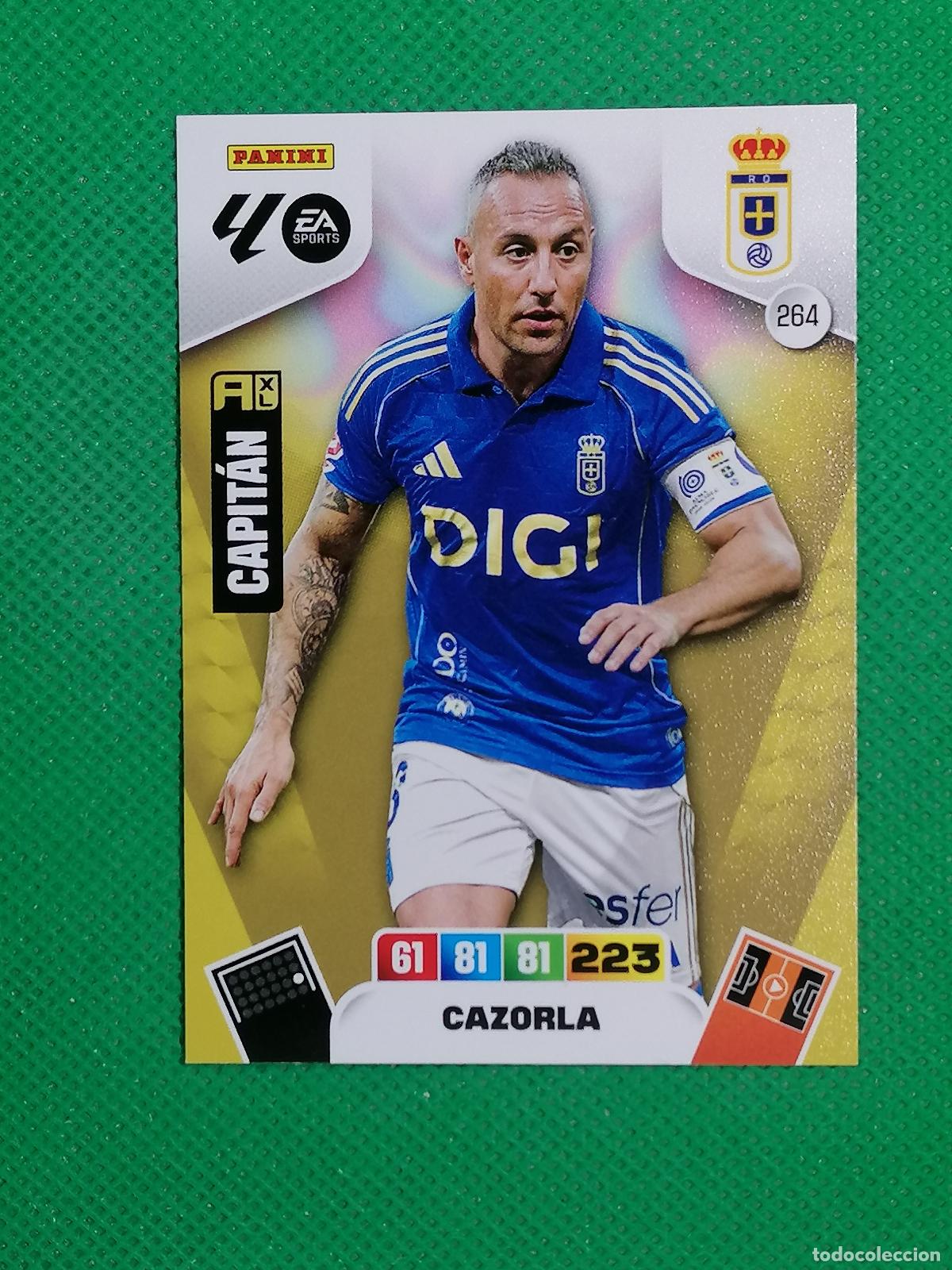 Cromos de f&uacute;tbol: 264 CAZORLA REAL OVIEDO ⚽ LIGA ADRENALYN XL 2025 2026 25 26 ⚽