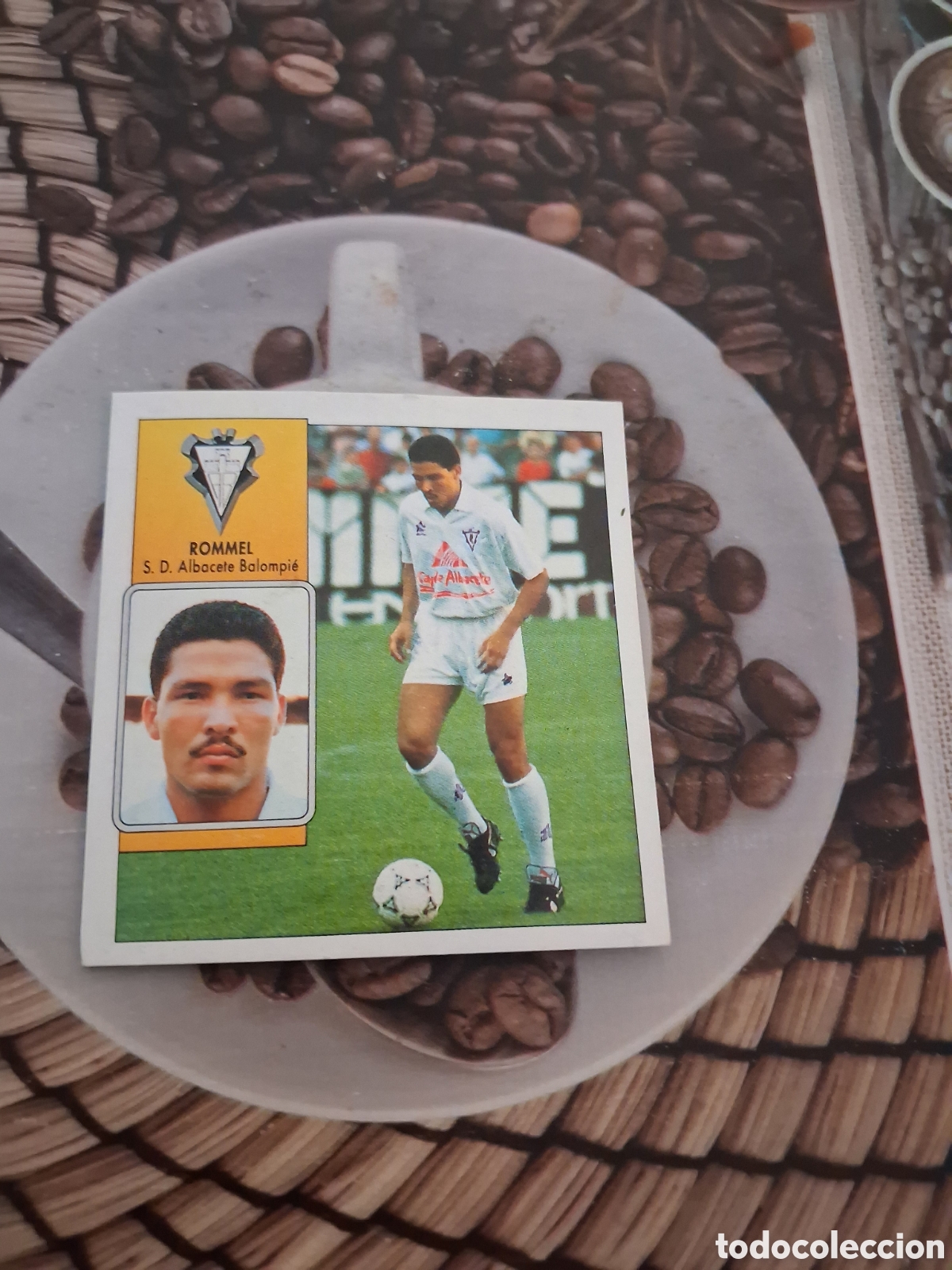 Cromos de f&uacute;tbol: Liga este 92 93 rommel fichaje N 33 del Albacete recuperado del &aacute;lbum ver fotos