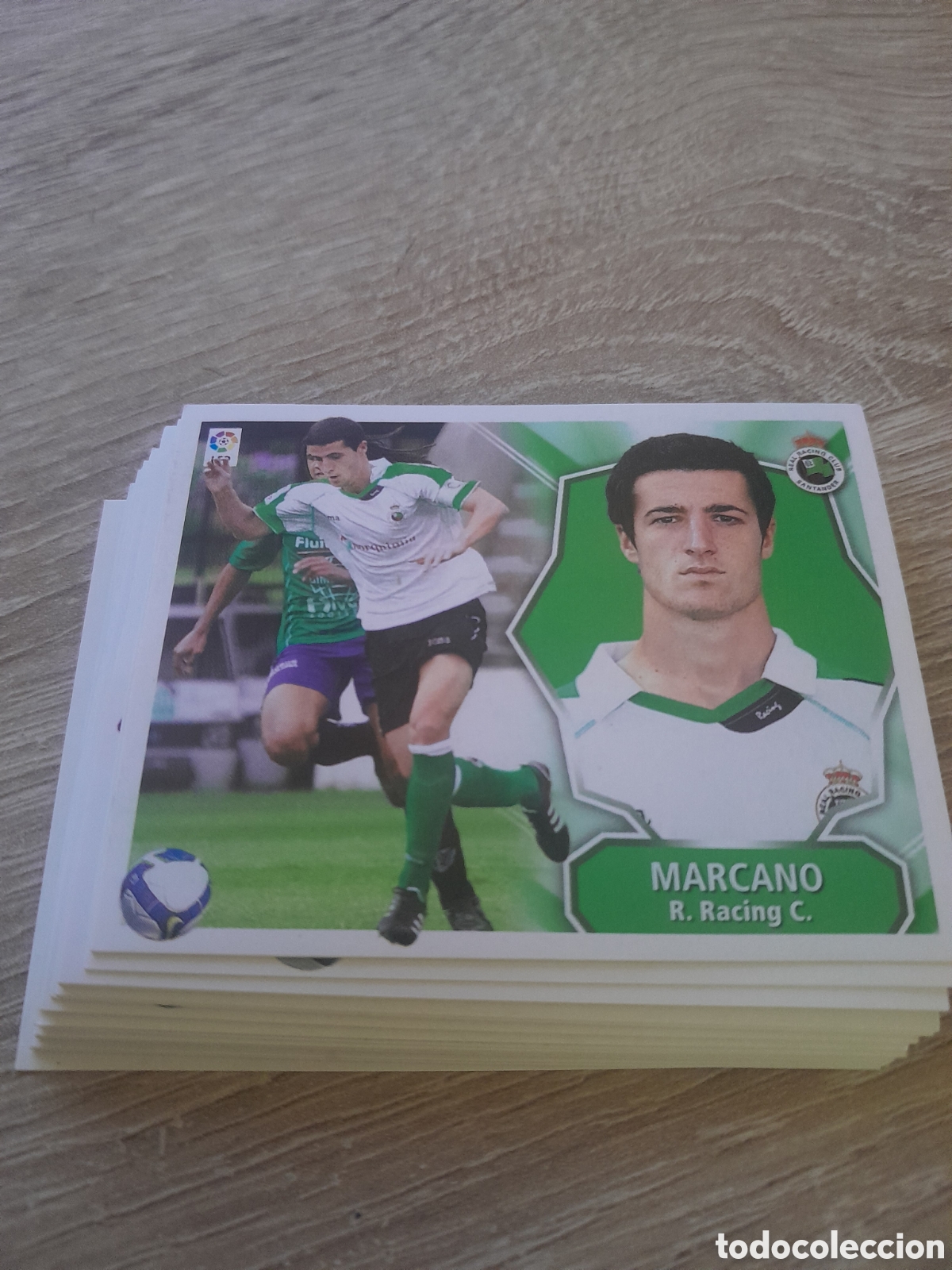 Fu&szlig;ball-Sticker: marcano coloca LIGA ESTE 2008 2009 08 09. NUNCA PEGADO.