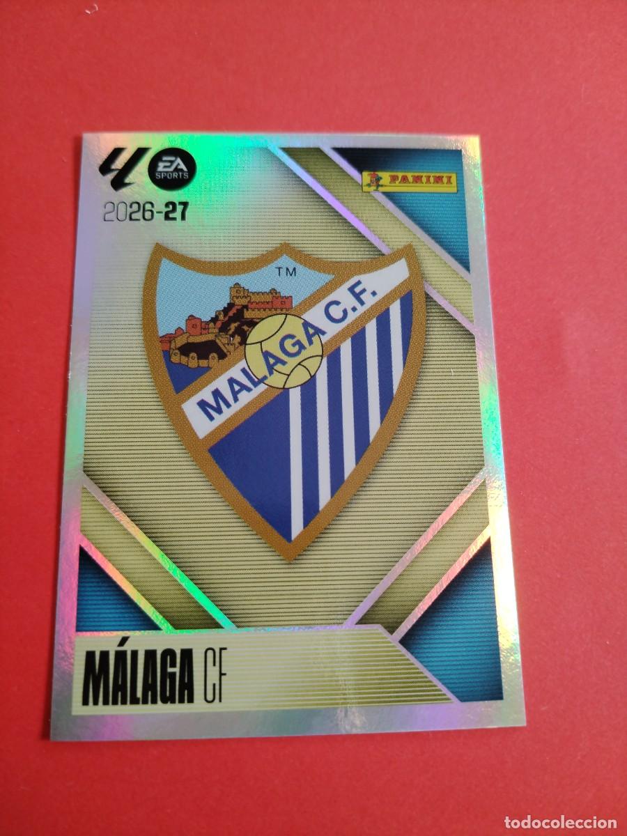Cromos de f&uacute;tbol: ESTE 2026 2027 MALAGA N 1 - ESCUDO