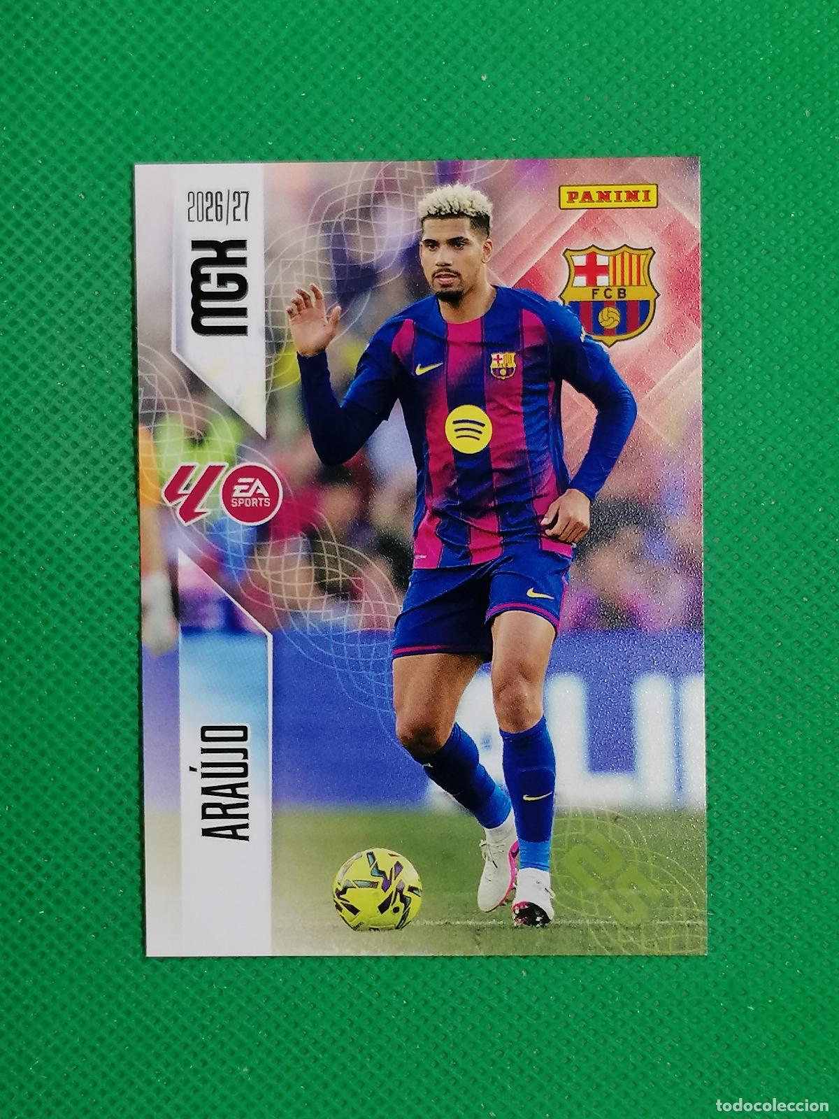 Cromos de f&uacute;tbol: 80 ARAUJO BARCELONA ⚽ MEGACRACKS LIGA 2026 2027 26 27 ⚽