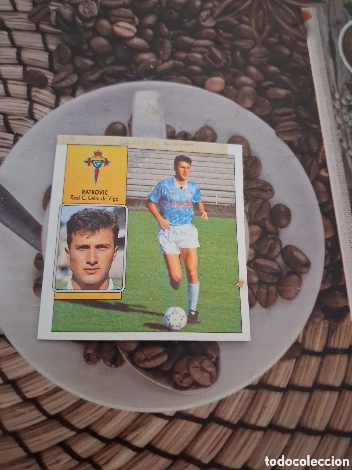 Cromos de f&uacute;tbol: Liga este 92 93 ratkovic fichaje N 19 del celta recuperado del &aacute;lbum ver fotos