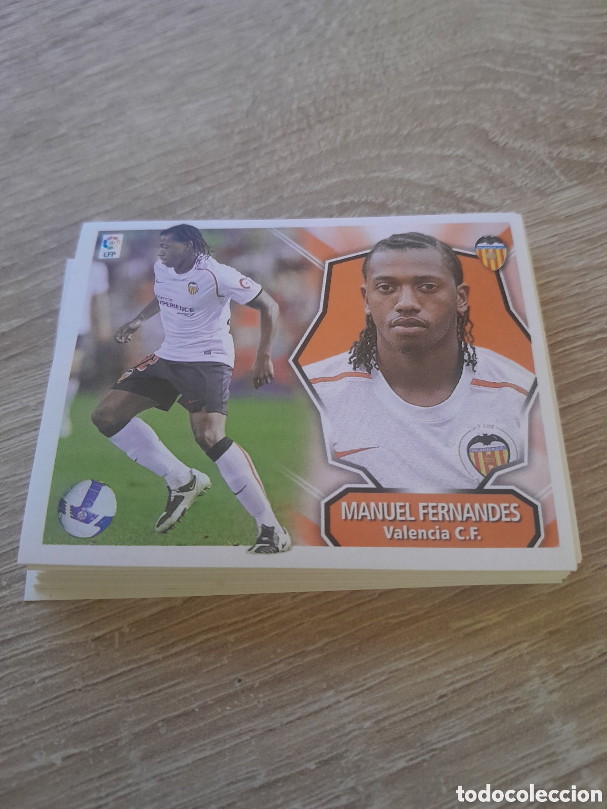 Football Stickers: manuel fernandez coloca LIGA ESTE 2008 2009 08 09. NUNCA PEGADO.
