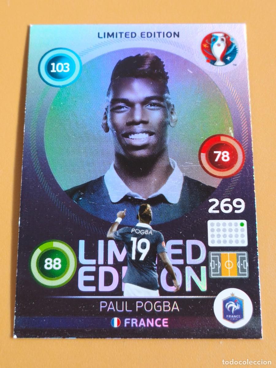 Cromos de f&uacute;tbol: paul pogba, euro 2016 edicion limitada