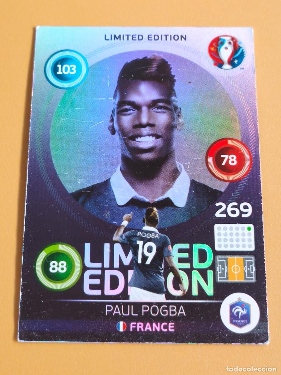 Cromos de f&uacute;tbol: paul pogba, euro 2016 edicion limitada