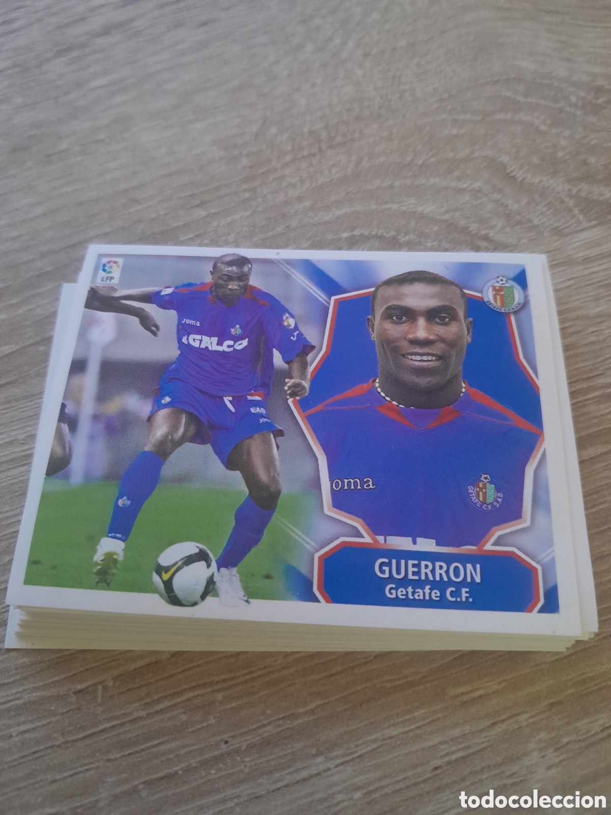 Cartes &agrave; collectionner de Football: fichaje n&ordm; 22 guerron LIGA ESTE 2008 2009 08 09. NUNCA PEGADO.