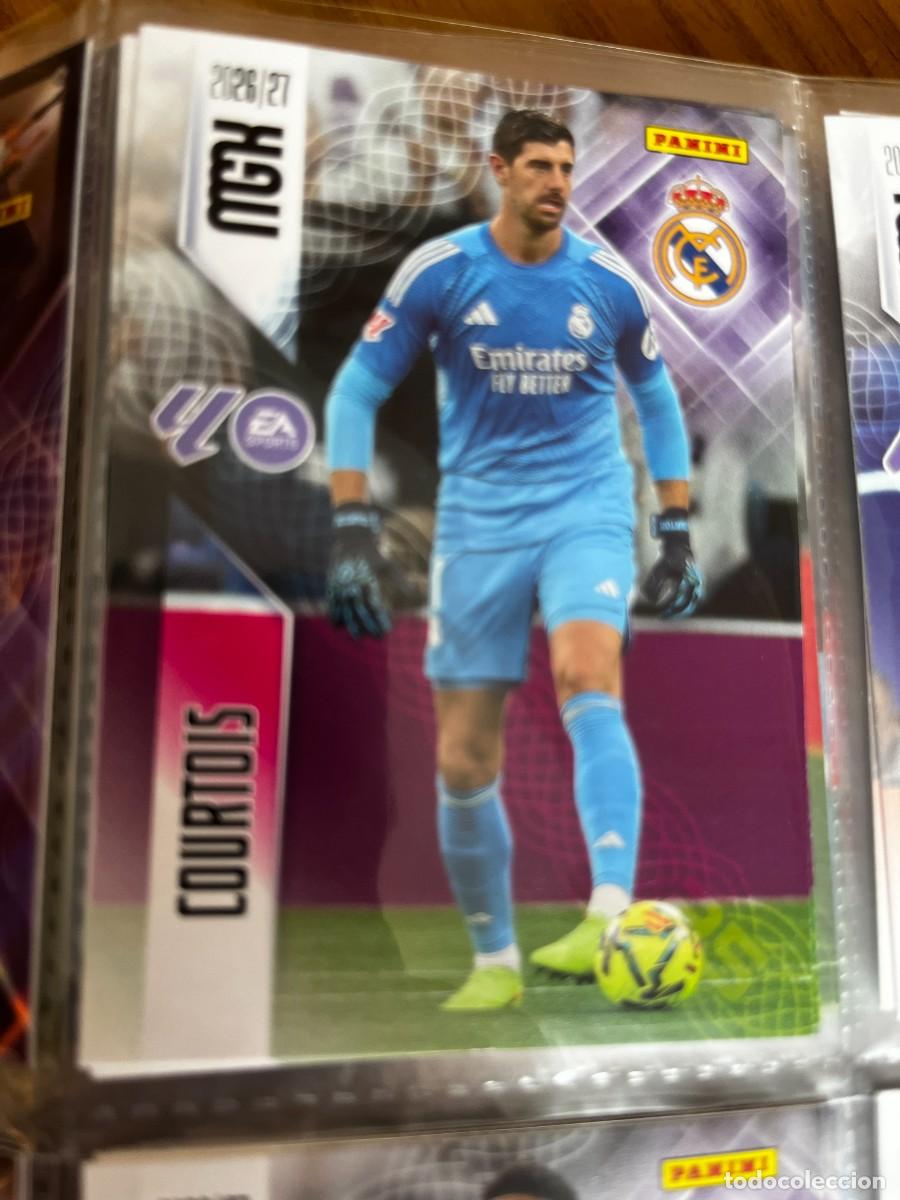 Cromos de f&uacute;tbol: MEGACRACKS MGK 2026 2027 26 27 PANINI N&ordm; 218 COURTOIS REAL MADRID