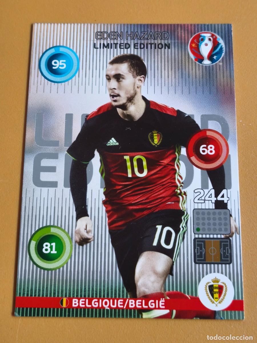 Cromos de f&uacute;tbol: eden hazard, euro 2016 edicion limitada