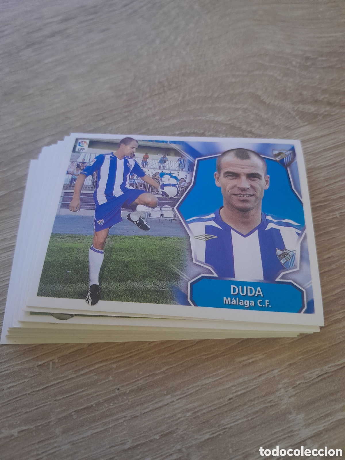 Cartes &agrave; collectionner de Football: fichaje n&ordm; 24 duda LIGA ESTE 2008 2009 08 09. NUNCA PEGADO.