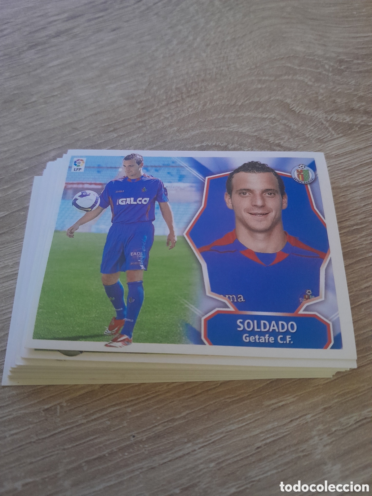 Cartes &agrave; collectionner de Football: fichaje n&ordm; 25 soldado LIGA ESTE 2008 2009 08 09. NUNCA PEGADO.