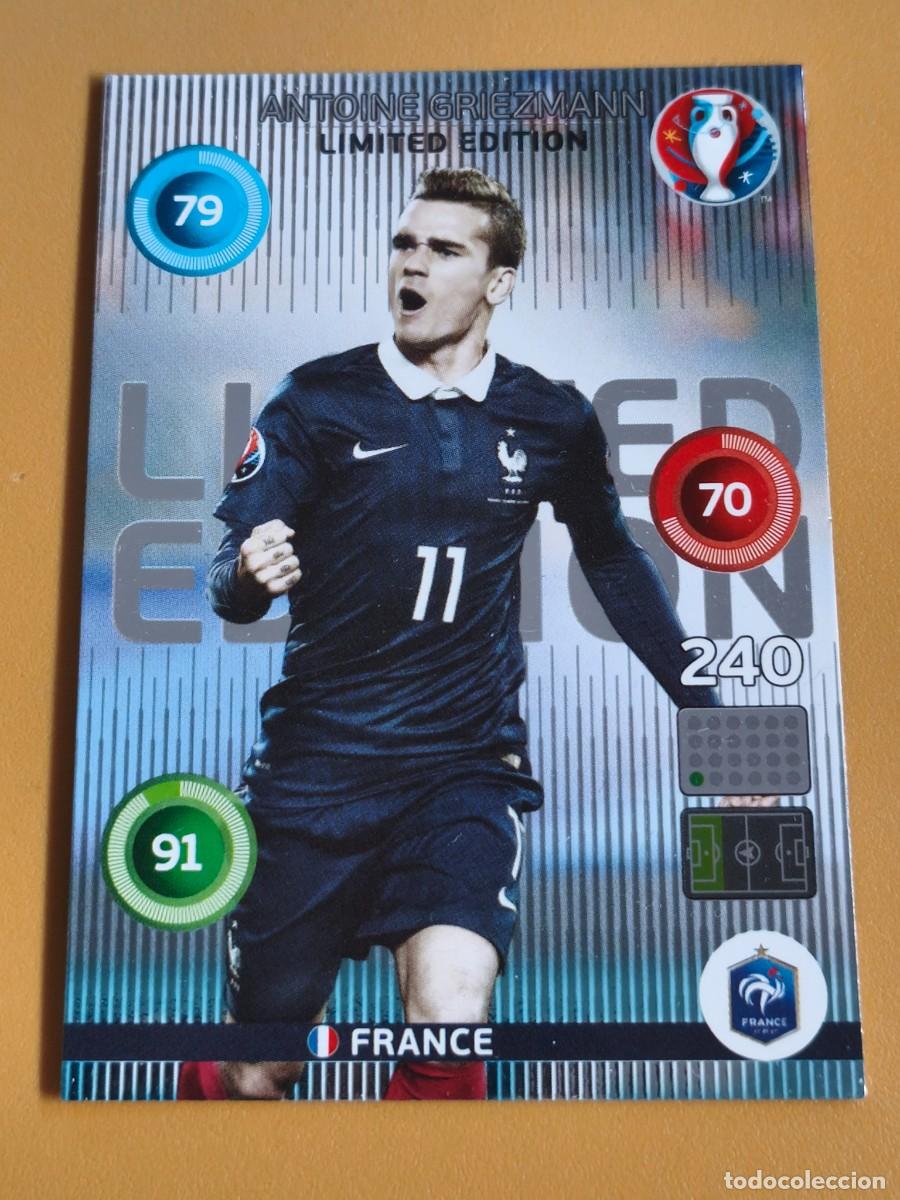Cromos de f&uacute;tbol: griezmann, euro 2016 edicion limitada