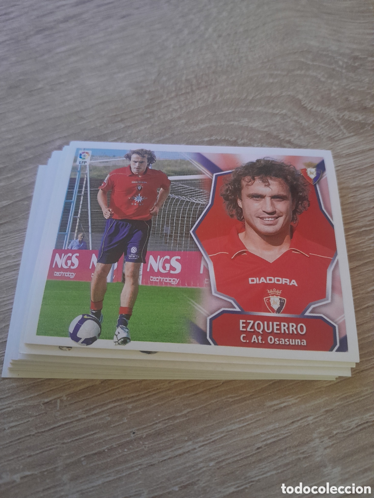 Cartes &agrave; collectionner de Football: fichaje n&ordm; 27 ezquerro LIGA ESTE 2008 2009 08 09. NUNCA PEGADO.