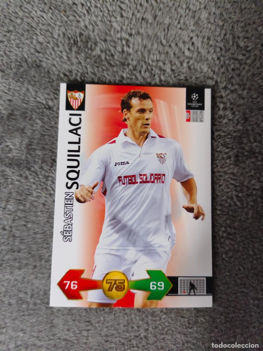Cromos de f&uacute;tbol: SUPER STRIKES 2009 10 SEBASTIEN SQUILLACI SEVILLA FC ADRENALYN PANINI CHAMPIONS LEAGUE 09 2010 AAO