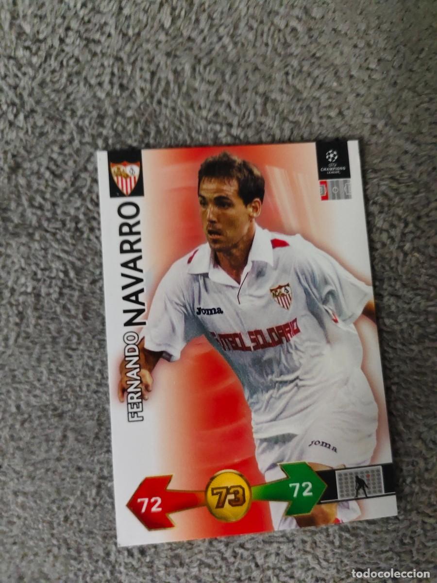 Cromos de f&uacute;tbol: SUPER STRIKES 2009 10 FERNANDO NAVARRO SEVILLA FC ADRENALYN PANINI CHAMPIONS LEAGUE 09 2010 AAO