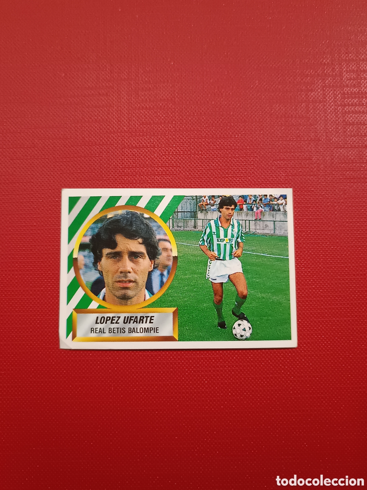 Football Stickers: 25 Lopez Ufarte &Uacute;ltimos fichajes Liga Este 1988 1989 88 89 Sin pegar