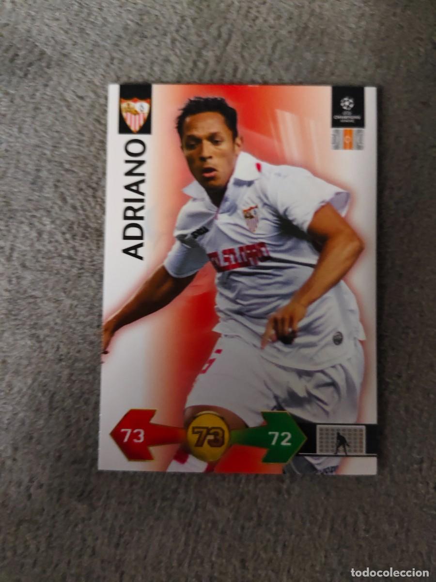 Cromos de f&uacute;tbol: SUPER STRIKES 2009 10 ADRIANO CORREIA SEVILLA FC ADRENALYN PANINI CHAMPIONS LEAGUE 09 2010 AAO