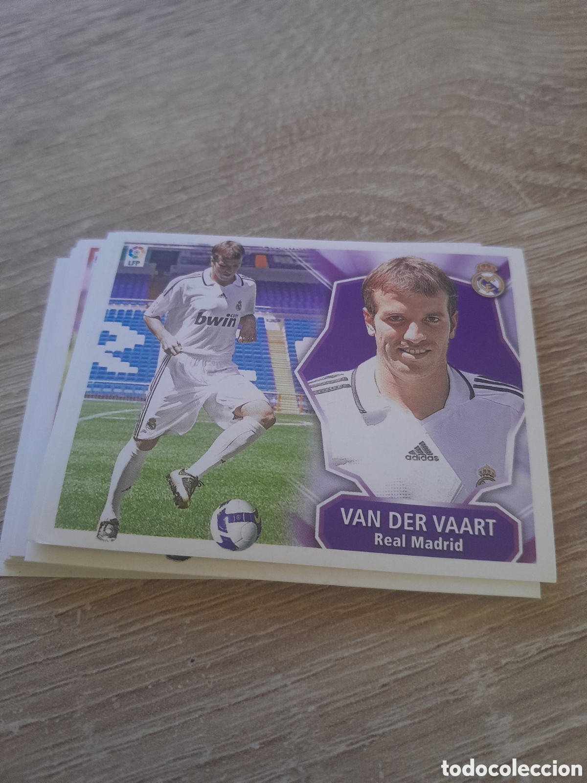 Fu&szlig;ball-Sticker: fichaje n&ordm; 29 van der vaart LIGA ESTE 2008 2009 08 09. NUNCA PEGADO.