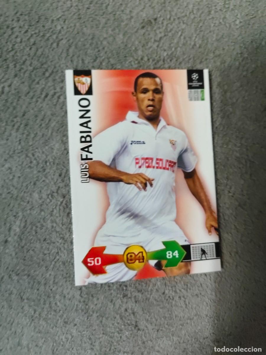 Figurine di Calcio: SUPER STRIKES 2009 10 LUIS FABIANO SEVILLA FC ADRENALYN PANINI CHAMPIONS LEAGUE 09 2010 AAO