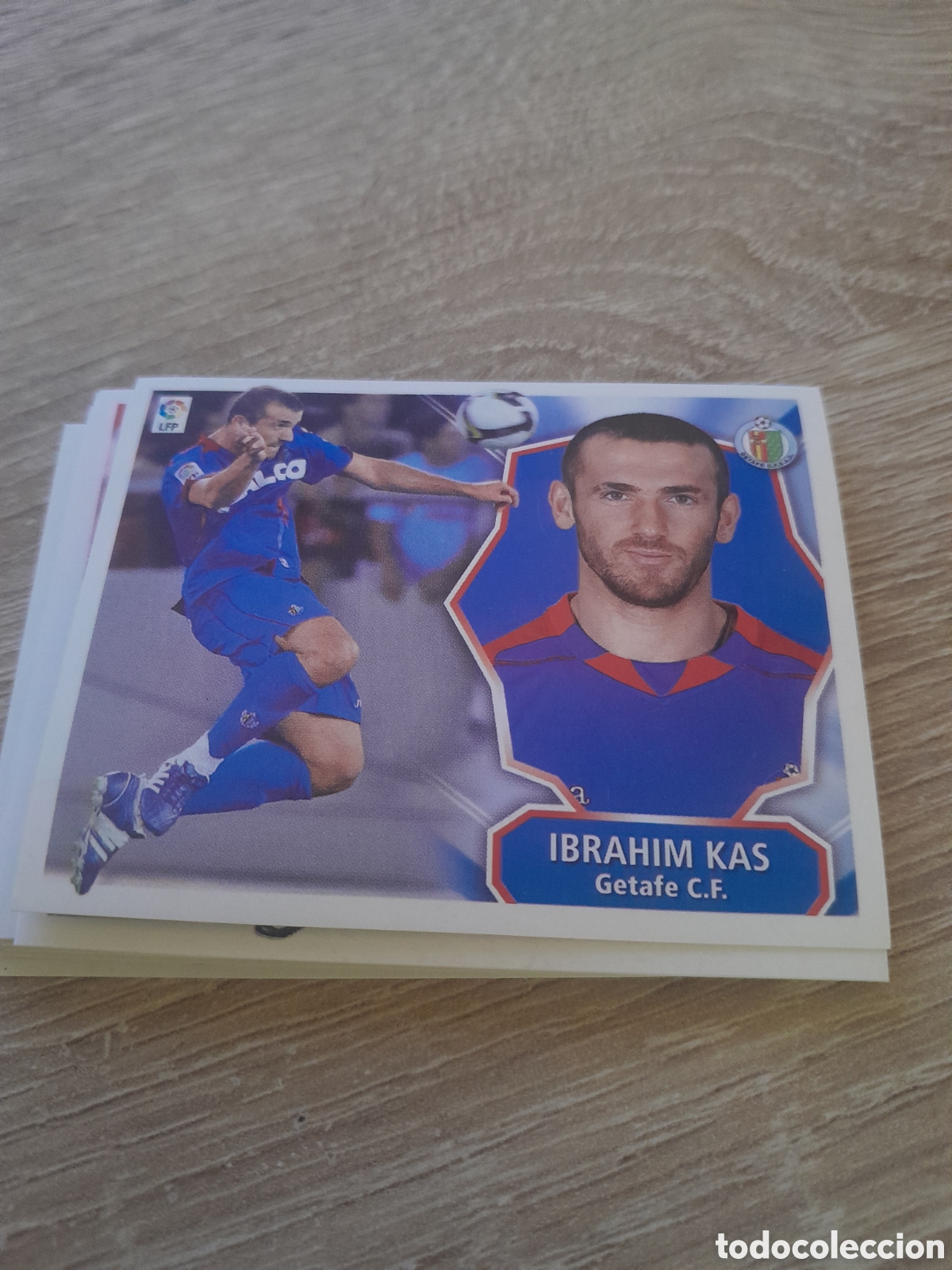 Figurine di Calcio: fichaje n&ordm; 30 ibrahim kas LIGA ESTE 2008 2009 08 09. NUNCA PEGADO.