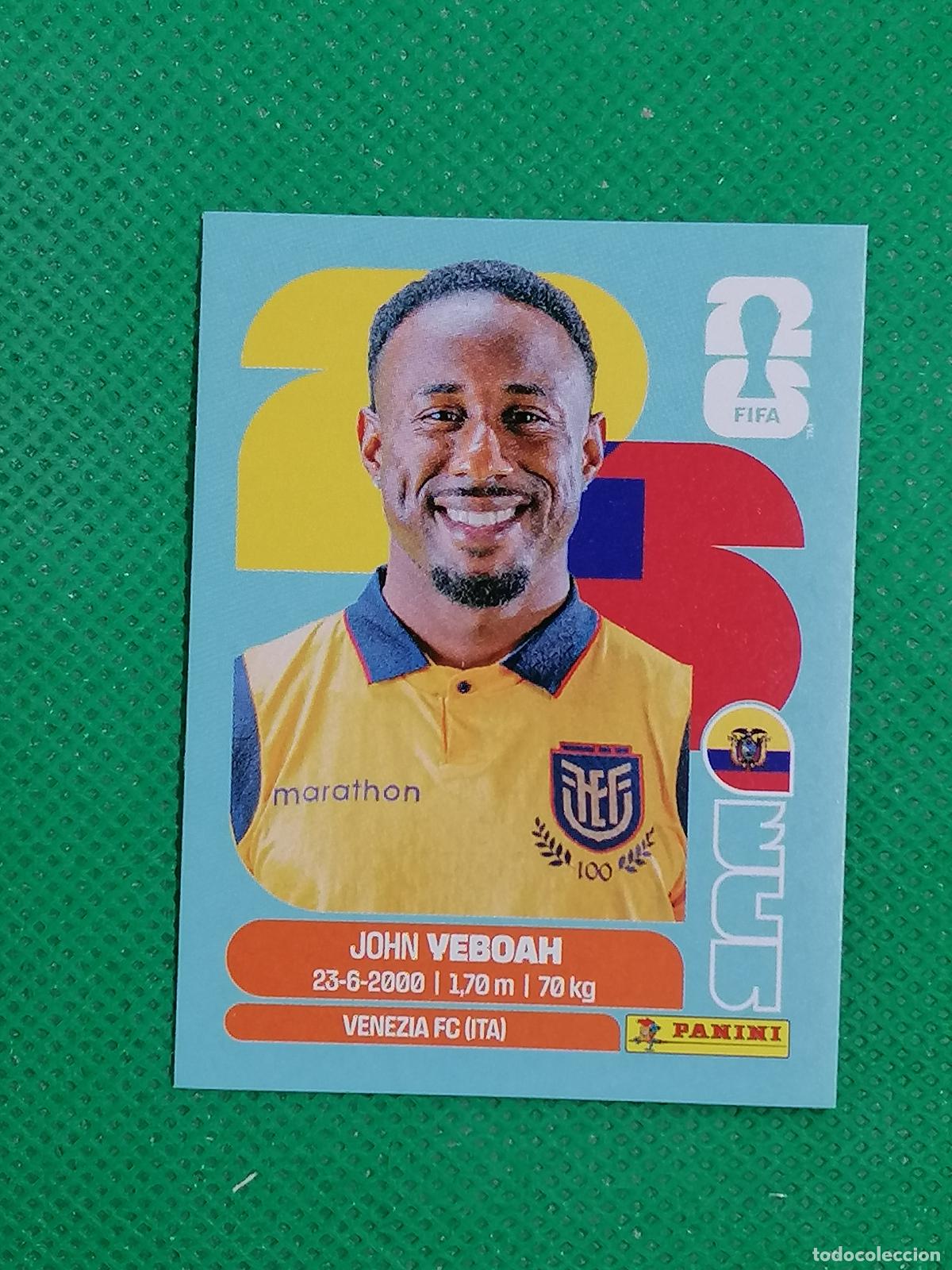 Figurine di Calcio: ECU 14 ECU14 JOHN VEBOAH ECUADOR ⚽ PANINI FIFA MUNDIAL WORLD CUP 26 2026 STICKER ⚽