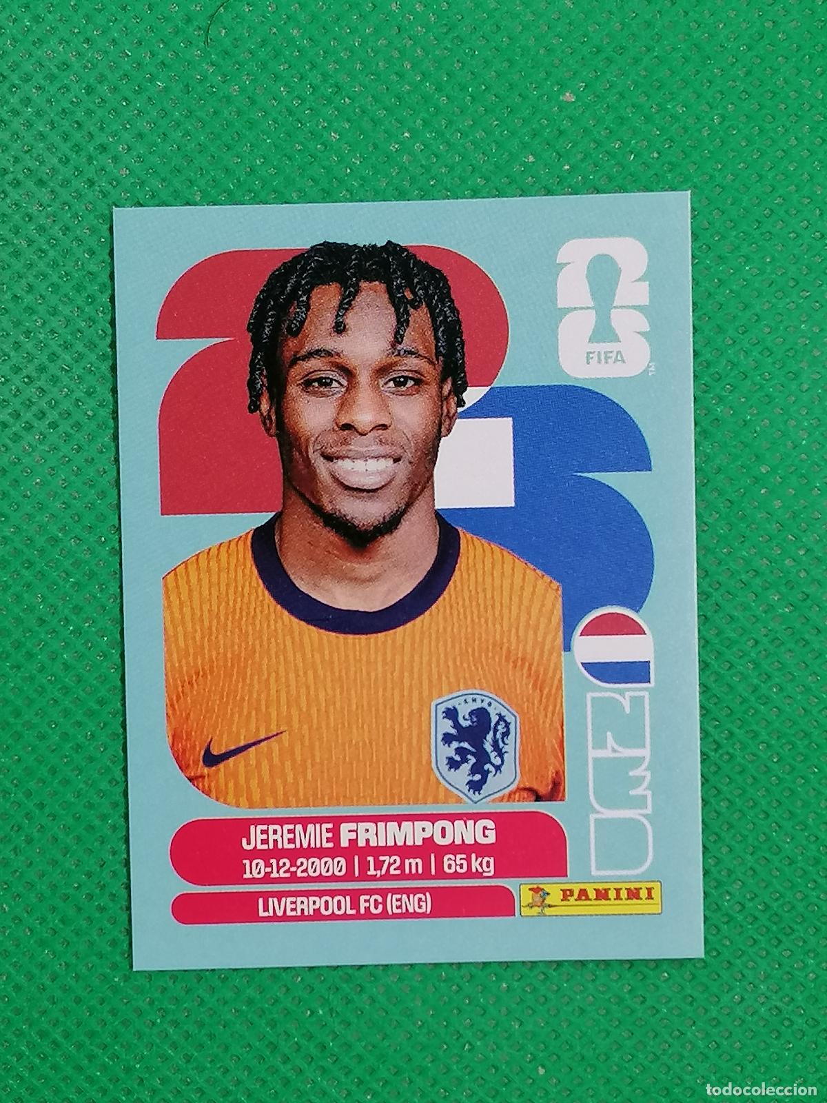 Figurine di Calcio: NED 8 NED8 JEREMIE FRIMPONG HOLANDA ⚽ PANINI FIFA MUNDIAL WORLD CUP 26 2026 STICKER ⚽