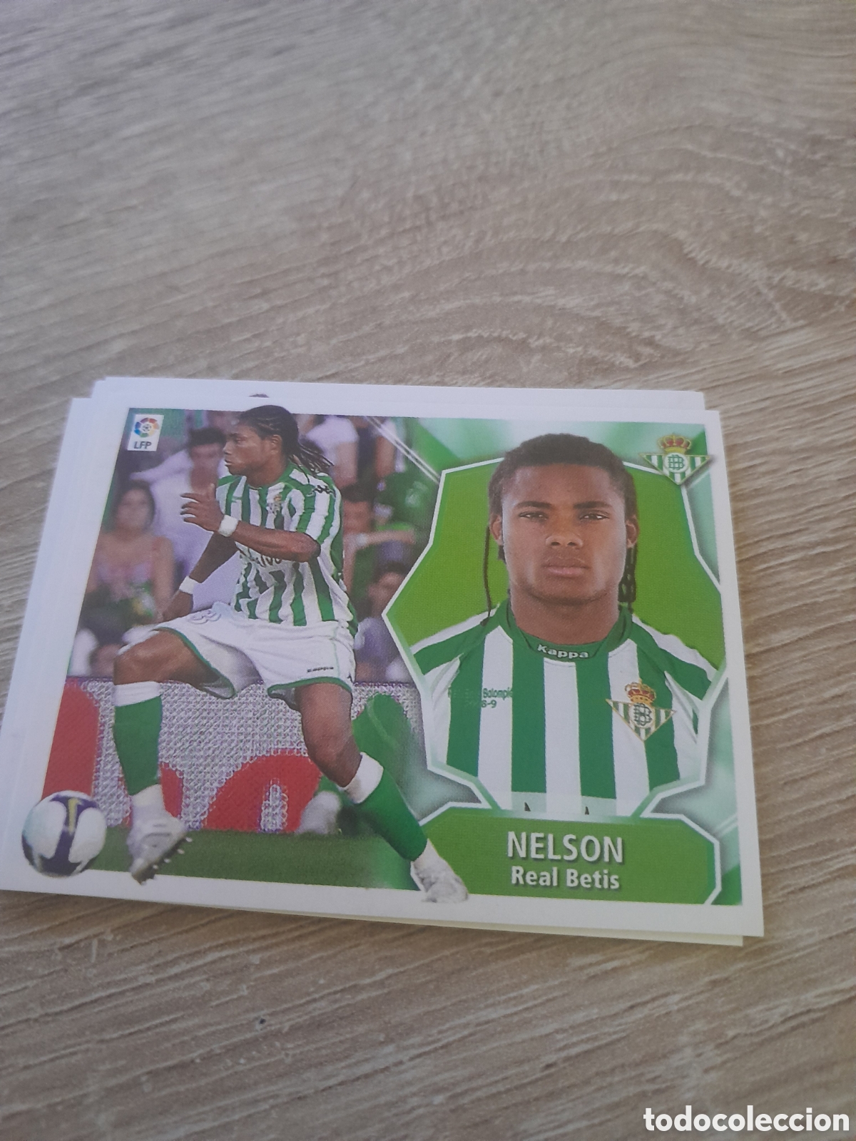 Cromos de f&uacute;tbol: fichaje n&ordm; 48 nelson LIGA ESTE 2008 2009 08 09. NUNCA PEGADO.