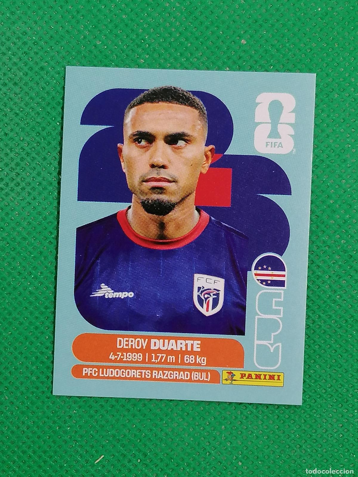 Cromos de f&uacute;tbol: CPV 14 CPV14 DEROY DUARTE CABO VERDE ⚽ PANINI FIFA MUNDIAL WORLD CUP 26 2026 STICKER ⚽