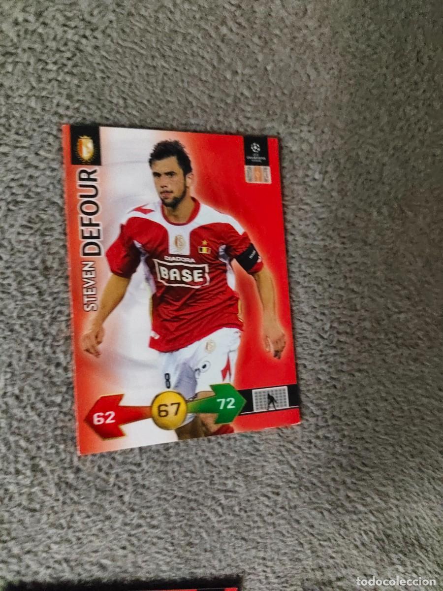 Cromos de f&uacute;tbol: SUPER STRIKES 2009 10 STEVEN DEFOUR STANDARD LIEJA ADRENALYN PANINI CHAMPIONS LEAGUE 09 2010 AAO