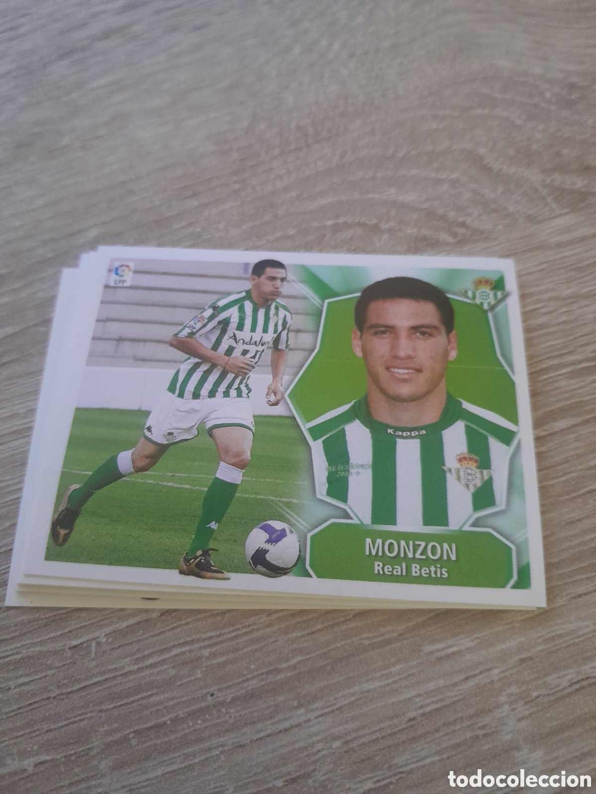 Cromos de f&uacute;tbol: fichaje n&ordm; 50 monzon LIGA ESTE 2008 2009 08 09. NUNCA PEGADO.