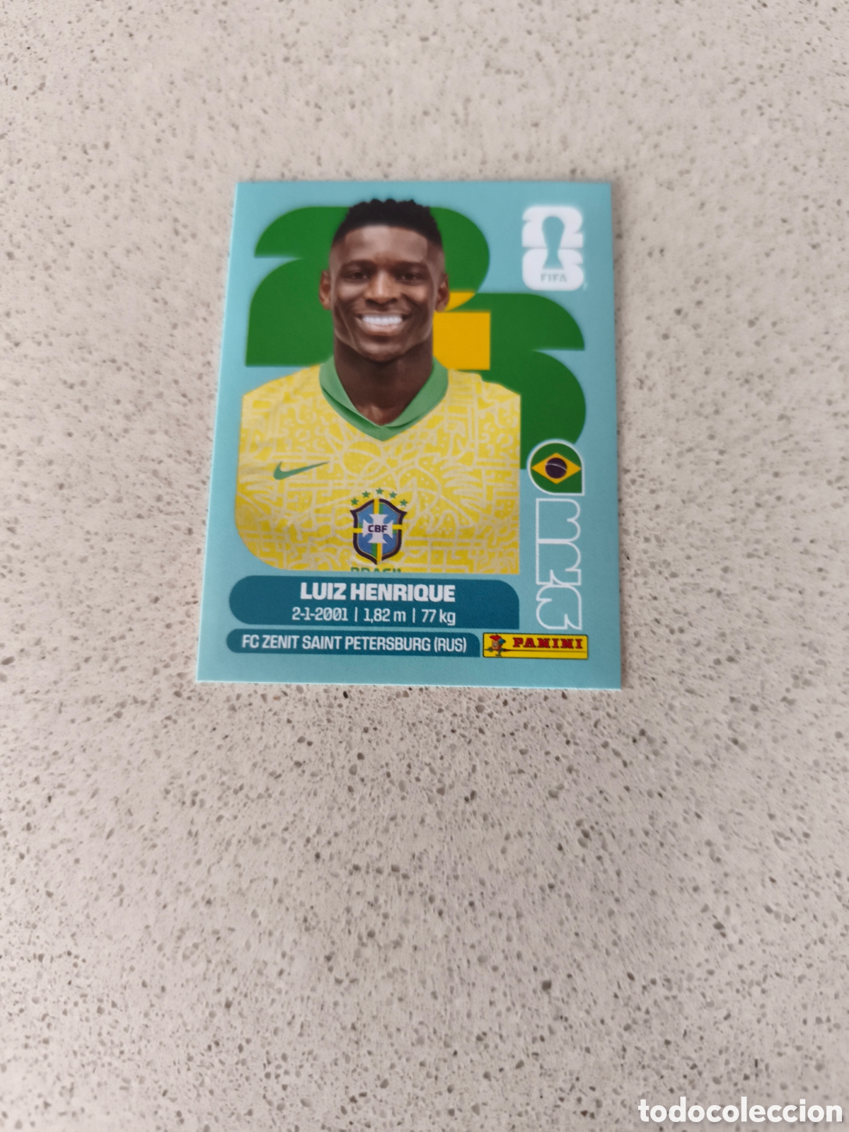 Cromos de f&uacute;tbol: CROMO N&Uacute;MERO 12 LUIZ HENRIQUE BRASIL. MUNDIAL 2026. PANINI