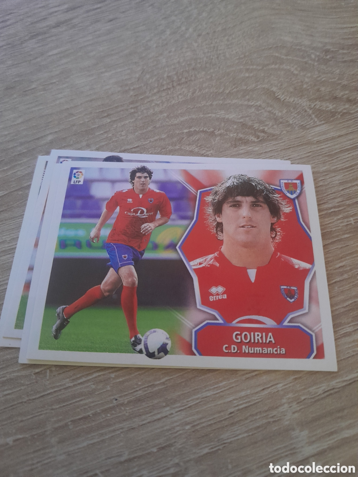 Cromos de f&uacute;tbol: fichaje n&ordm; 52 goiria LIGA ESTE 2008 2009 08 09. NUNCA PEGADO.
